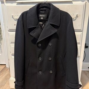 Claiborne Black Peacoat